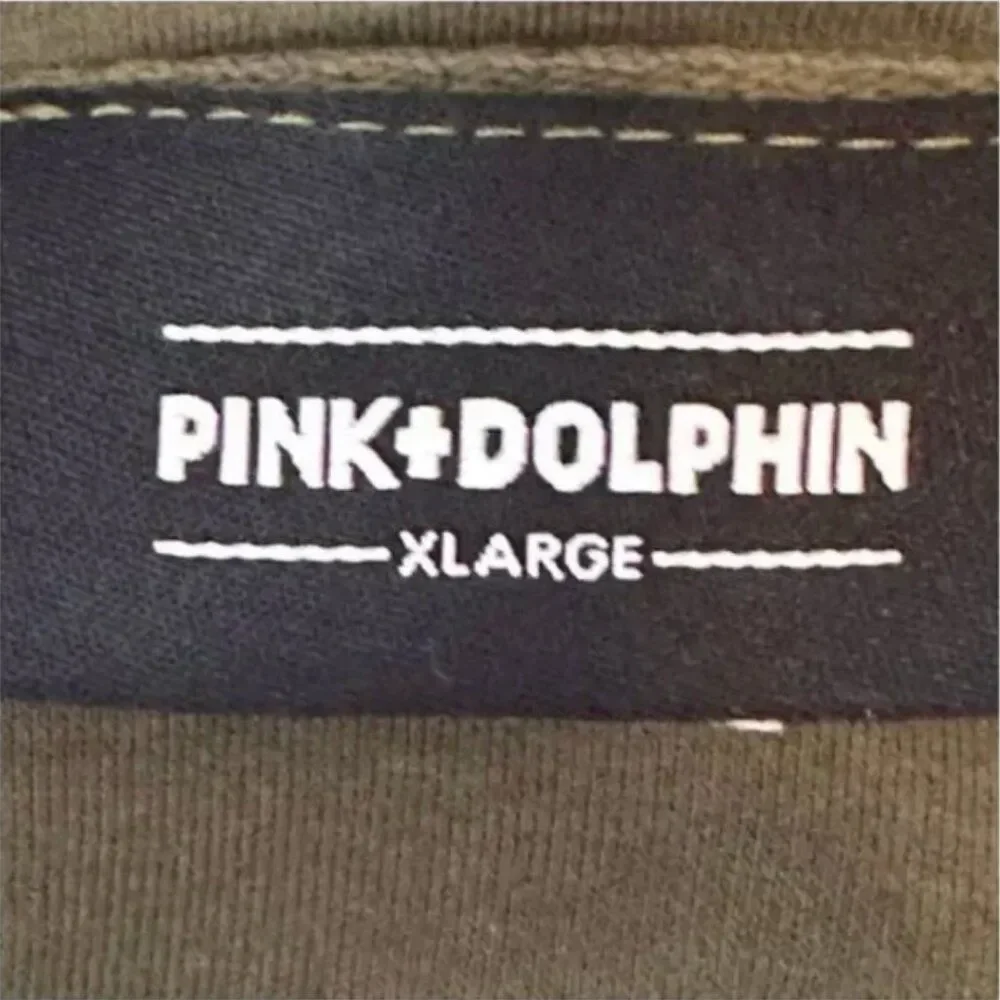Pink + Dolphin Men's Wave Activewear Full Zip Hoodie in Olive Green Size XL